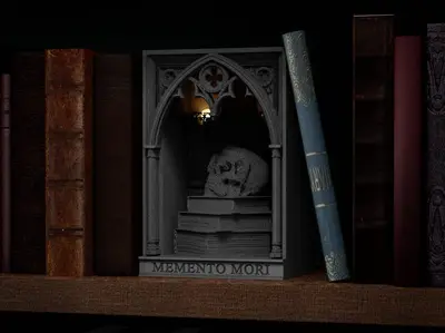 Memento Mori Book Nook v2