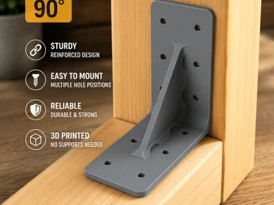 90° Angle Bracket for Wood & DIY Projects | Strong Corner Support