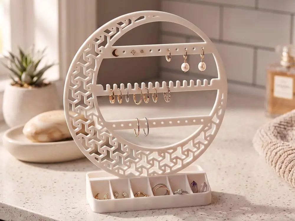 Crescent Moon Jewelry Organizer