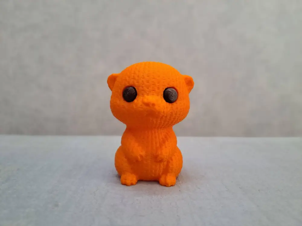 Knitted Sea Otter - No Supports - Cute Animals