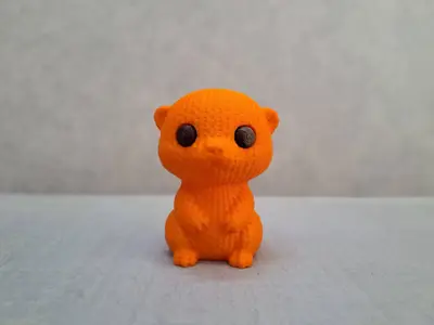 Knitted Sea Otter - No Supports - Cute Animals