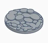 28mm Cobble Stone Base For Miniatures