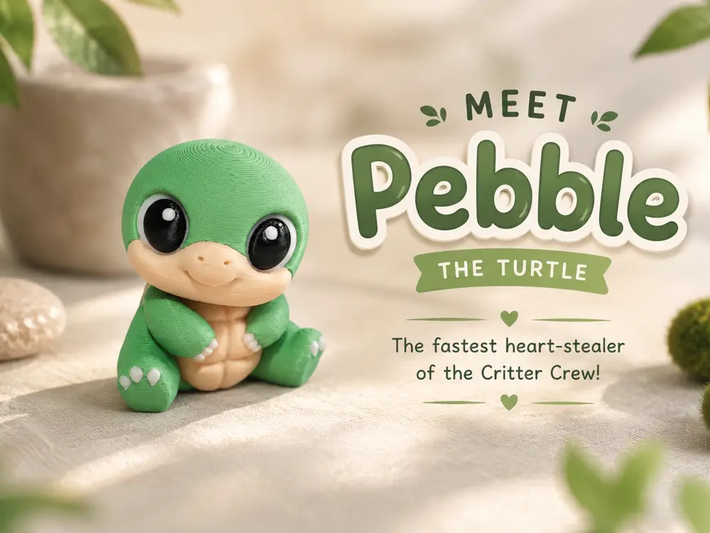 Critter Crew - Pebble the Turtle