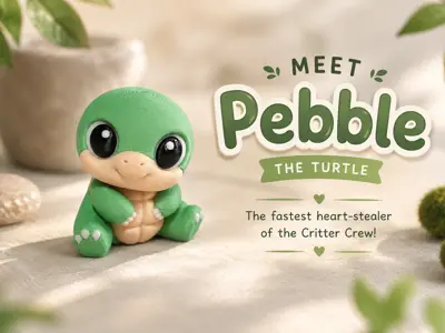 Critter Crew - Pebble the Turtle