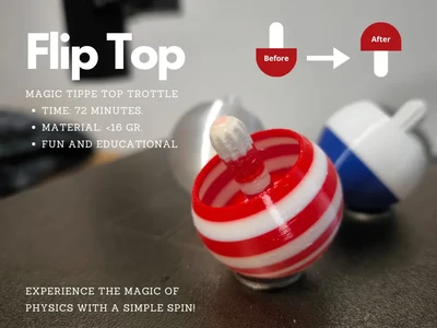 FlipTop: The Magic Self-Flipping Top