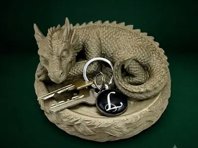 Dragon Key Holder & Dish