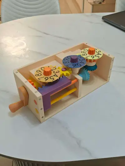 加减法演示机械装置（附安装步骤）/Addition and subtraction demonstration mechanical device(Installation steps)