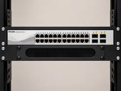 12" to 19" 1U (1 HE) Network Server Rack Adapter