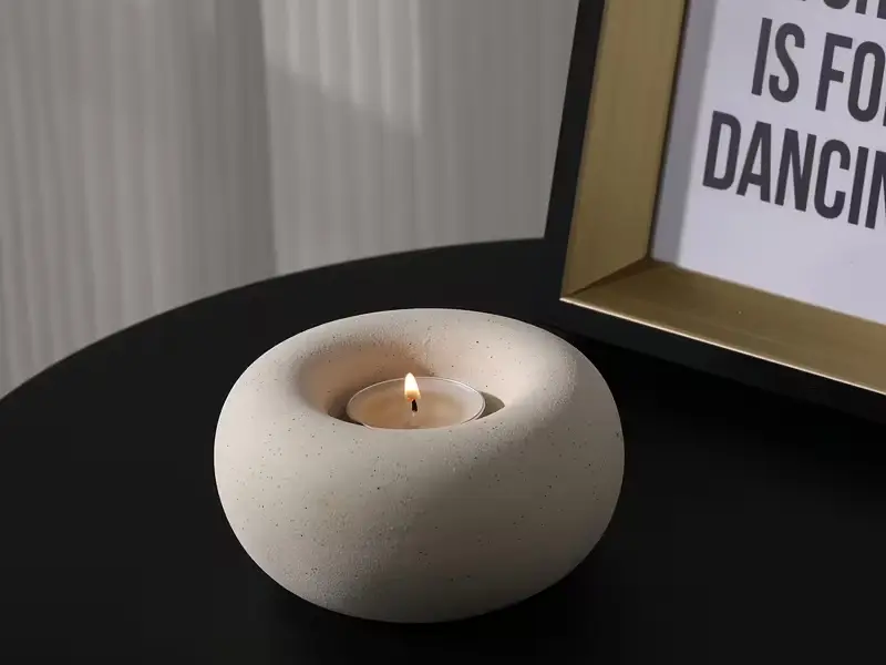 Round LED Night Light Housing / Lamp Topper