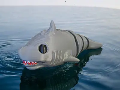 Articulated killer shark