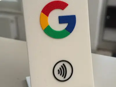 NFC Display for Google Reviews