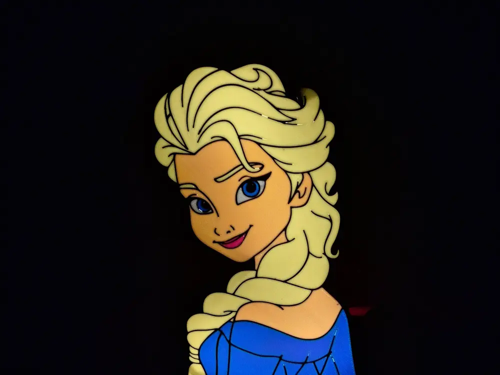 Elsa Frozen Lightbox