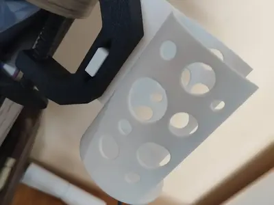 Cup holder for C clamp