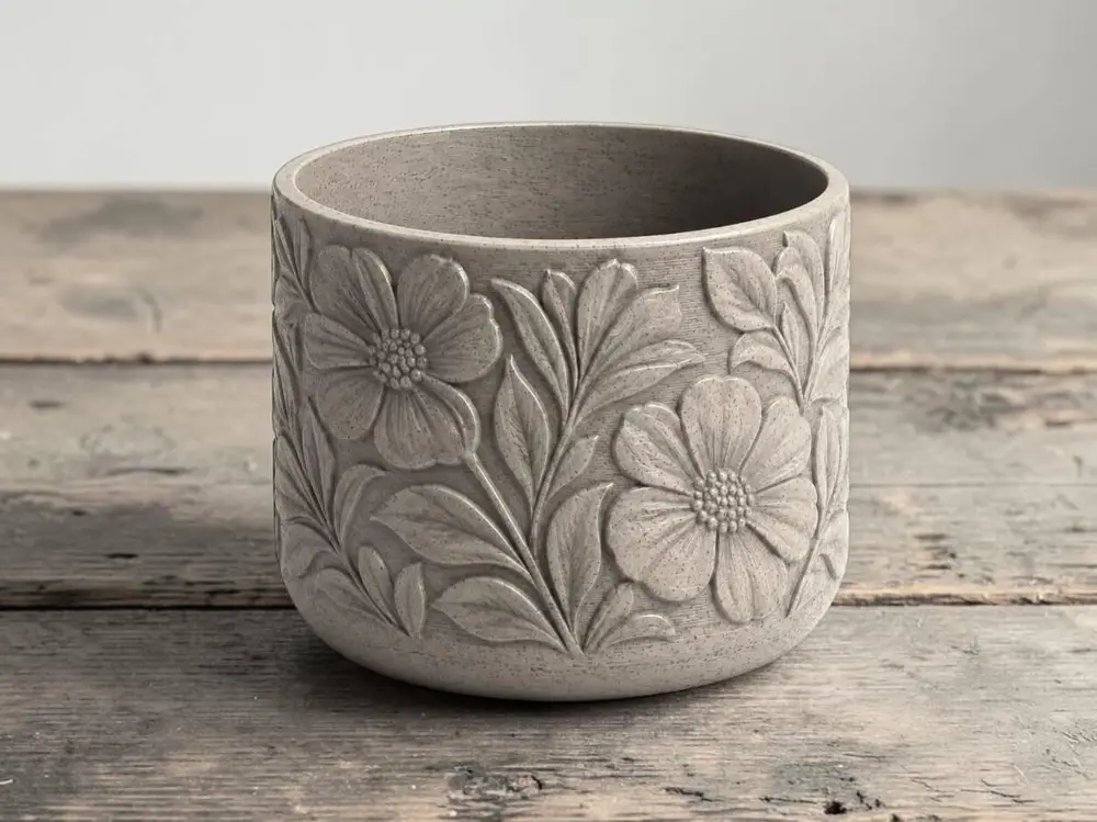 floral-themed vase