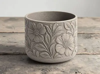 floral-themed vase