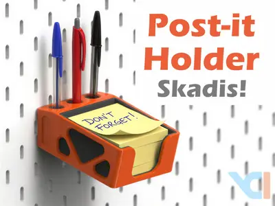 Skadis Pegboard Post-it Note Holder