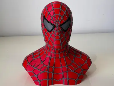 Spider-Man Bust Model