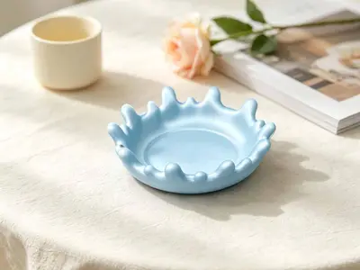 Water Drop Element Plate 水滴元素盘子