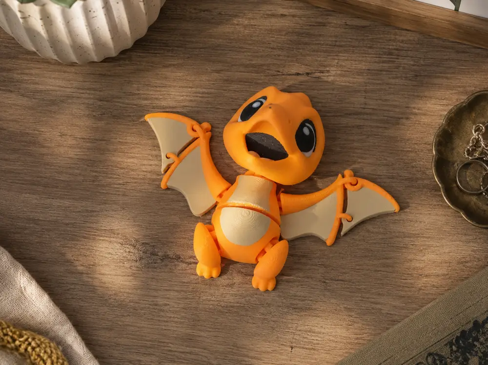 Baby Pterosaur Flexi Toy - Articulated Dinosaur
