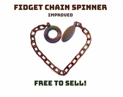 Fidget Chain Spinner (DOMINIO PÚBLICO)