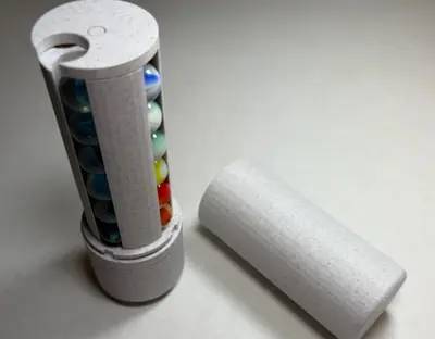 Caja para canicas