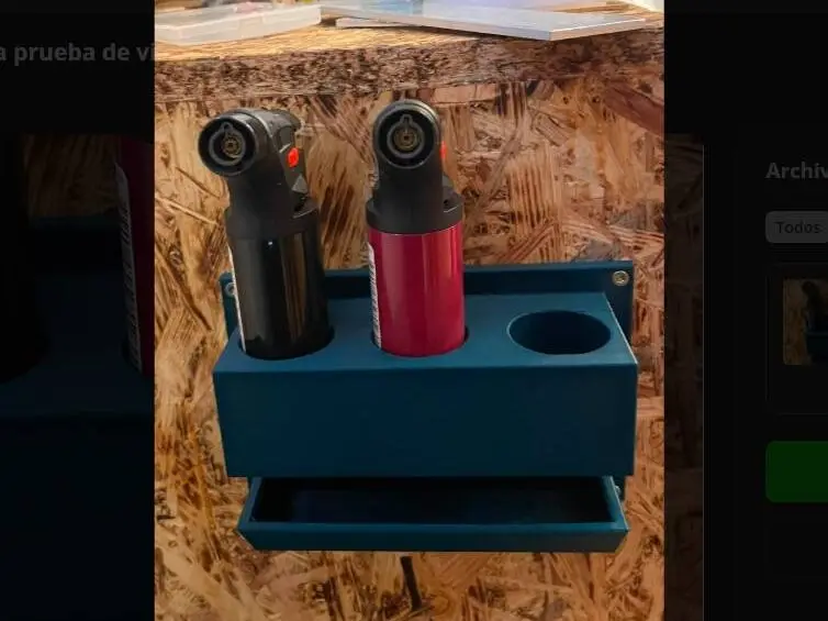 Soporte para encendedor a prueba de viento
