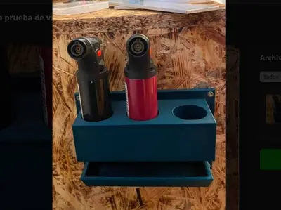 Soporte para encendedor a prueba de viento