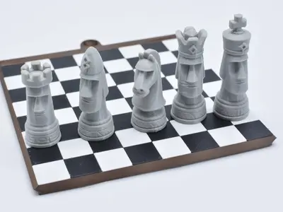 Stone Chess Set