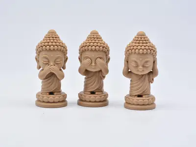 Chibi Buddha Trio – See, Hear & Speak No Evil