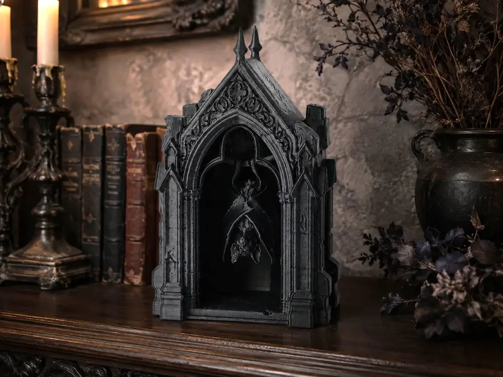 Gothic Crypt Keeper - Ornate Decorative Shrine