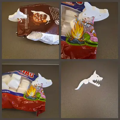 Dog-Shaped Bag Clips