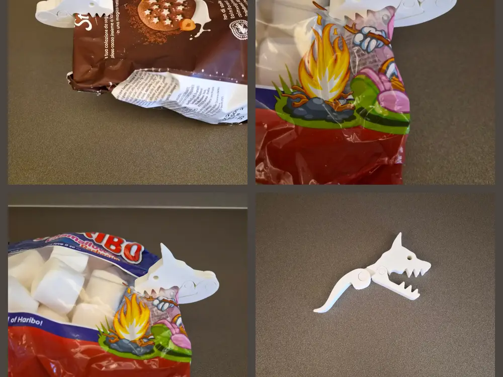 Dog-Shaped Bag Clips