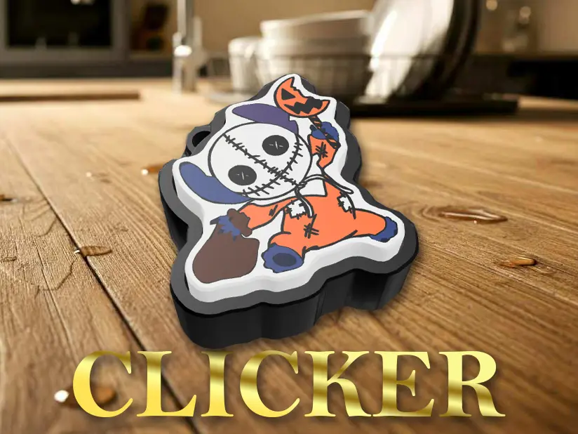 Halloween Stitch Sam Trick or Treat keyring Clicker