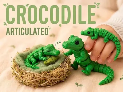 Articulated Crocodile