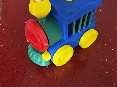 Magical Steam Train – 3D Printable Toy - no ams