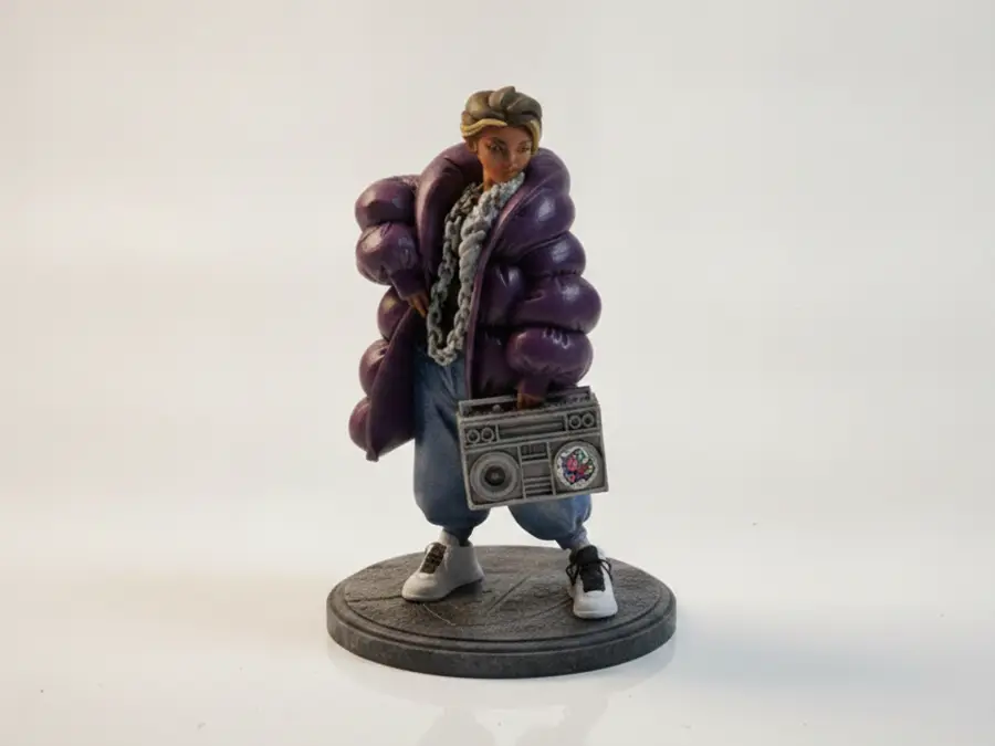 Urban Streetwear Version Of Elsa From Frozen Figurine 3D Printable