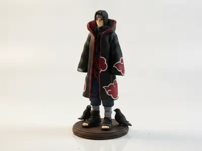 Urban Streetwear Version Of Itachi Uchiha From Naruto Figurine 3D Printable