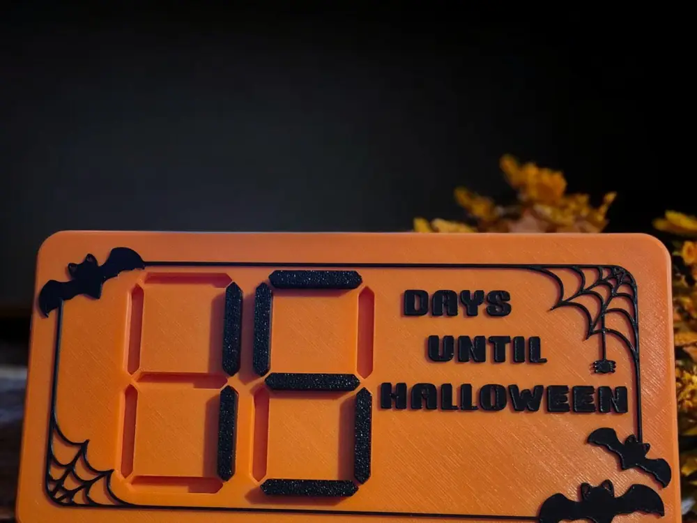Halloween digital counter