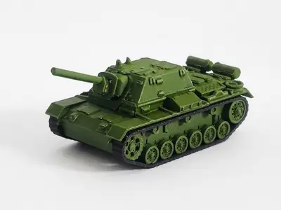 SU-76I Self-Propelled Gun Model 1/72