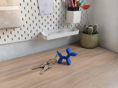 Balloon Dog Keychain - Llavero de Perro Globo