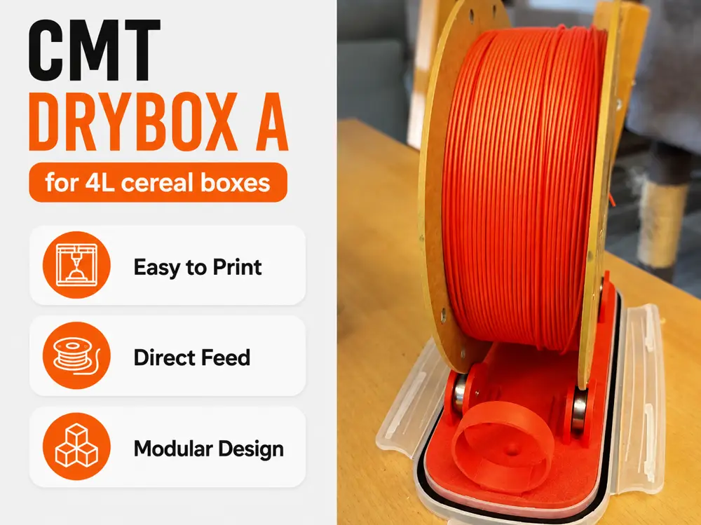 Version A - CMT Non-destructive Dry Box for 4L Cereal Boxes