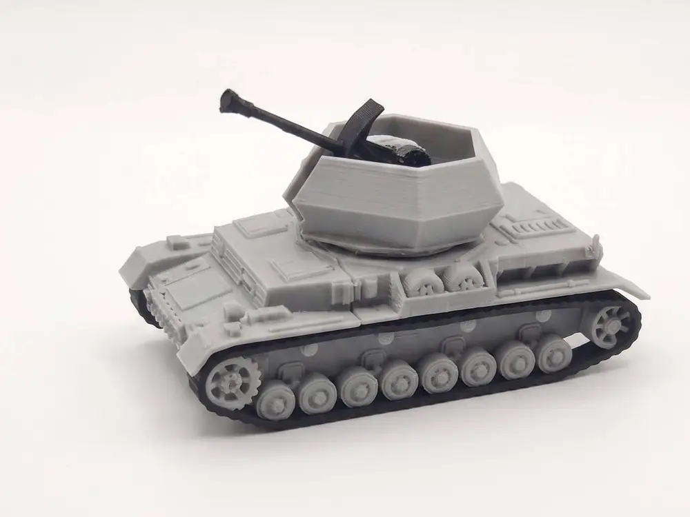 Flakpanzer IV Ostwind Anti-Aircraft Vehicle 1/72