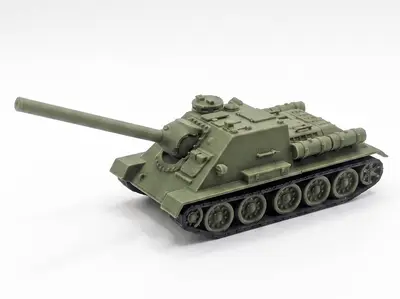 SU-100 Tank Destroyer Model 1/72