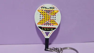 Nox Padel Racket Keychain Custom