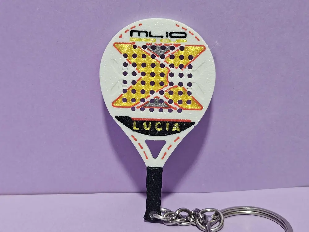 Nox Padel Racket Keychain Custom