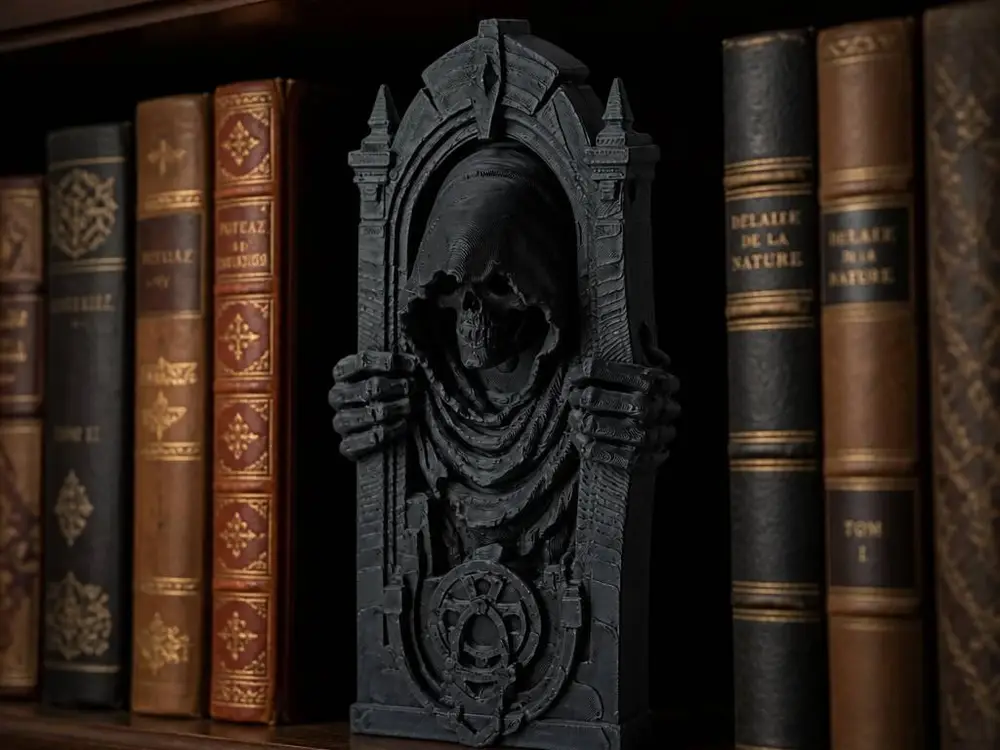 Grim Reaper Bookshelf & Wall Decor