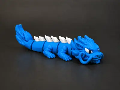 Articulated Chinese Dragon - No Supports!