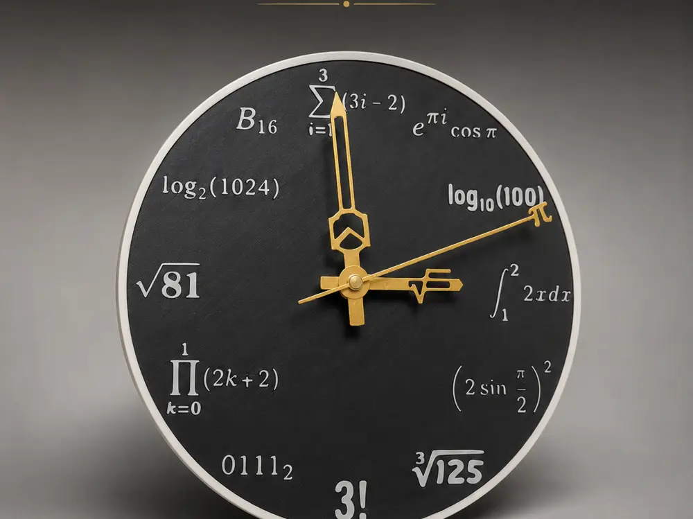 Reloj matemático / Math Clock