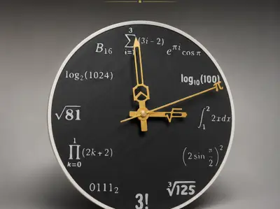 Reloj matemático / Math Clock