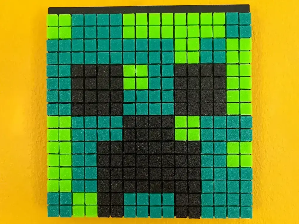 Minecraft Creeper Pixel Puzzle